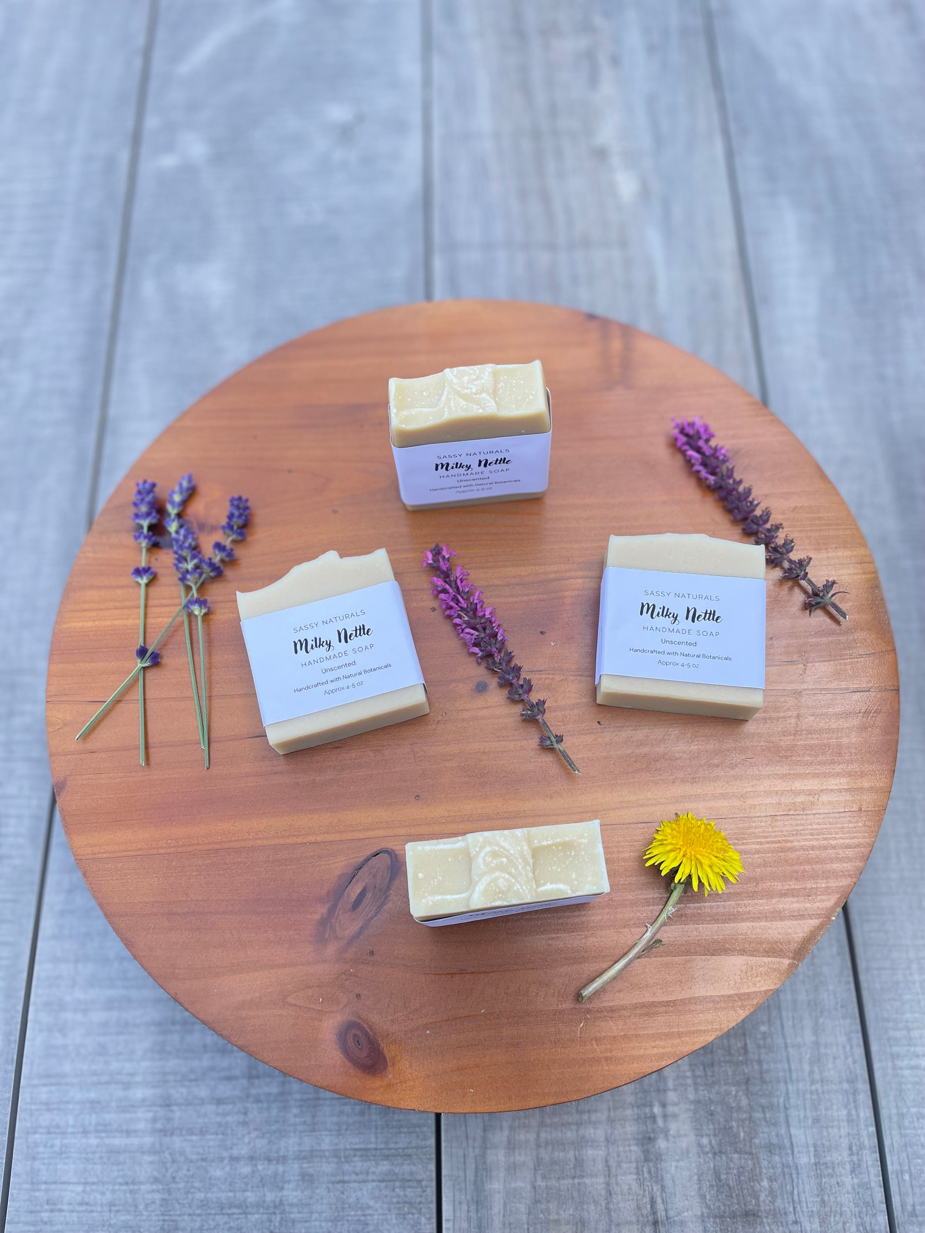 Milky Nettle Soap (Unscented Bars)