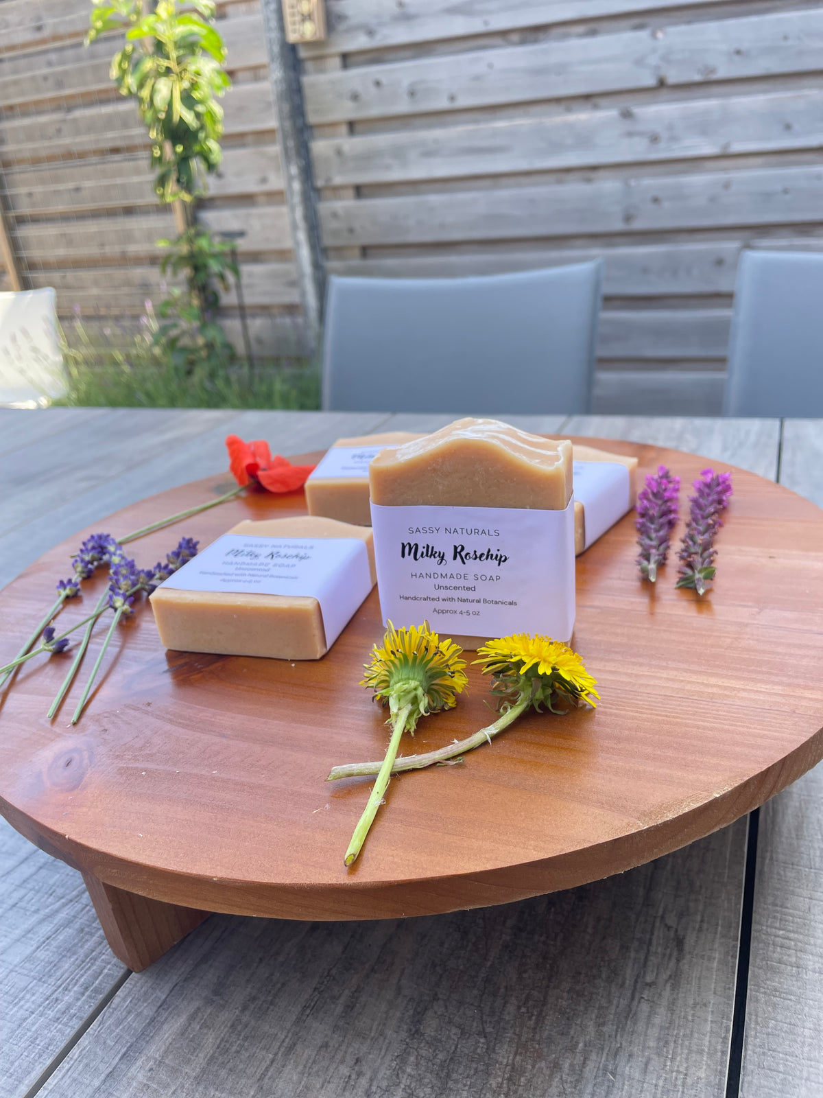 Milky Rosehip Soap (Unscented Bars)