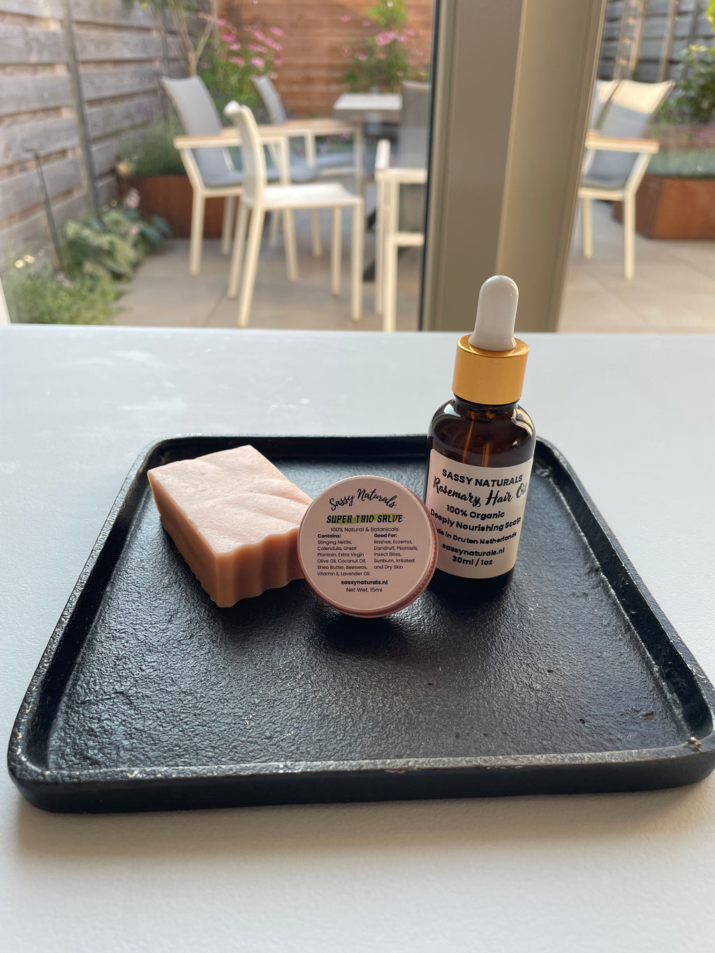 Gift Set Soap, Salve & Hair Oil