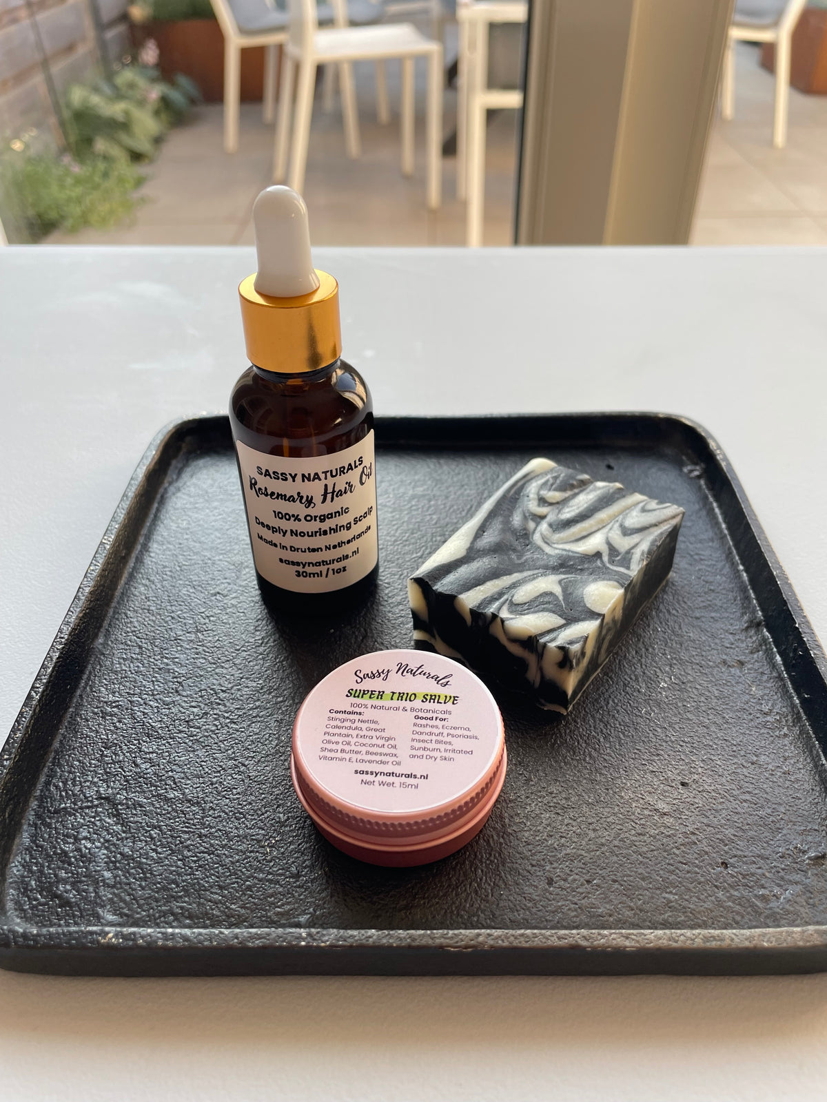 Gift Set Soap, Salve & Hair Oil