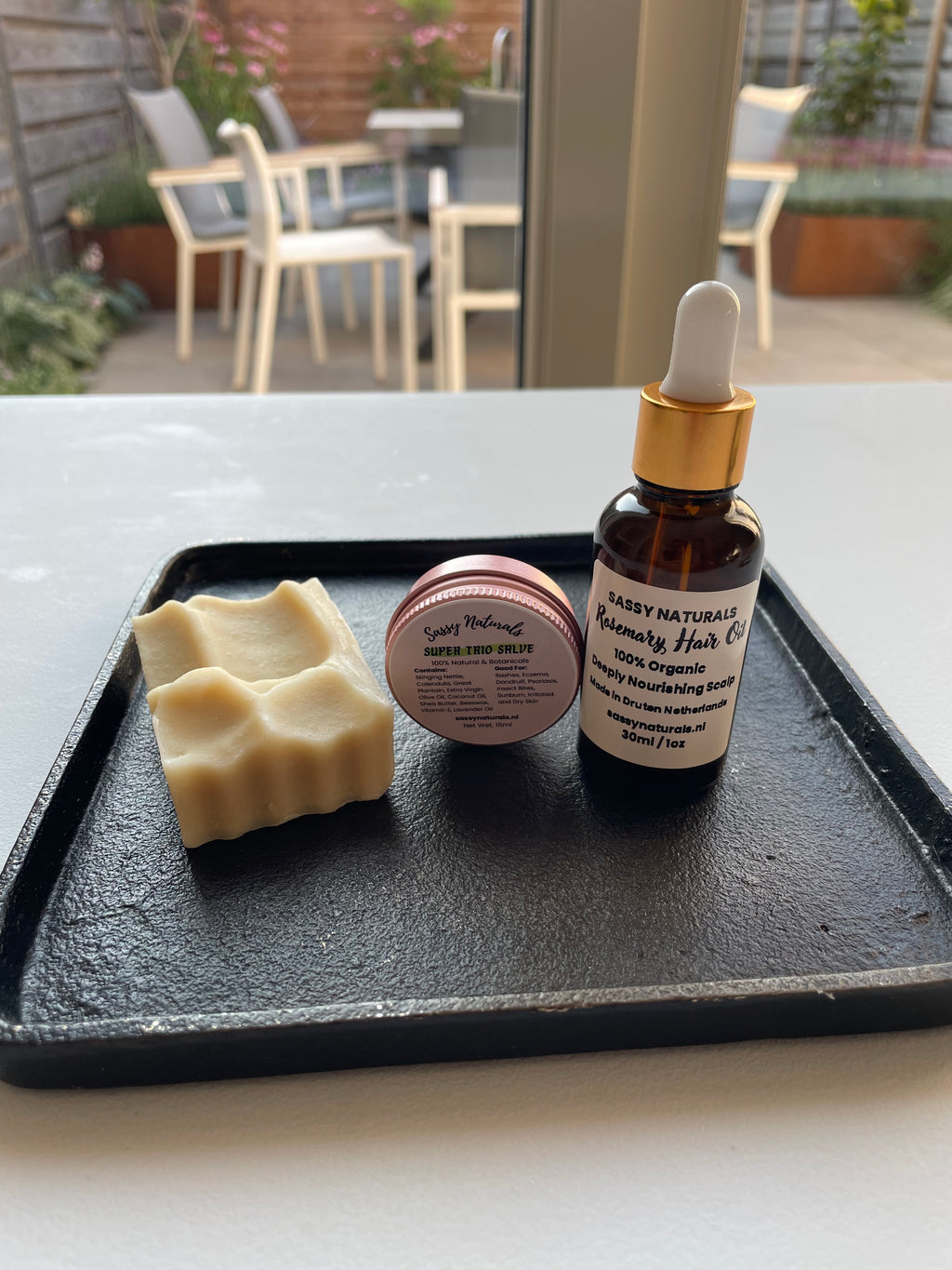Gift Set Soap, Salve & Hair Oil